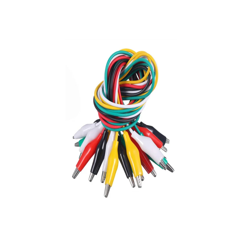 Crocodile / Alligator Clip Jumper Wires 10 pack