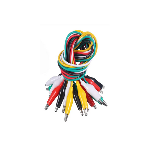 Crocodile / Alligator Clip Jumper Wires 10 pack