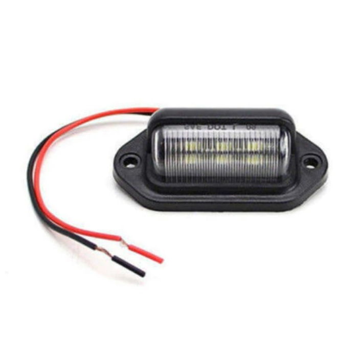 12V DC License/Number Plate Light Black