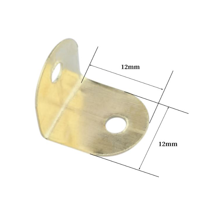 (20X) Very Small Gold L Brackets