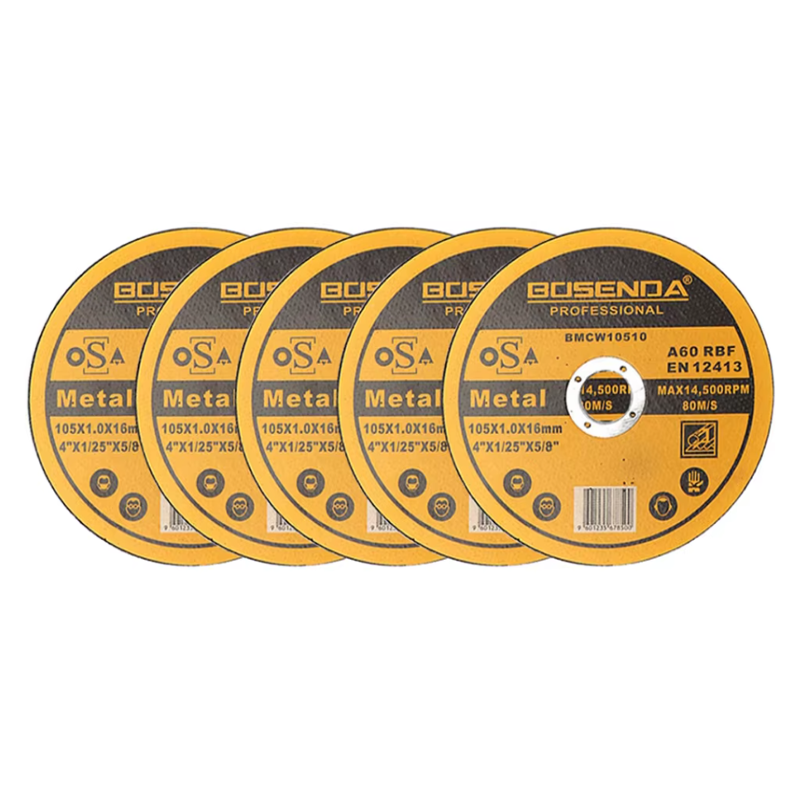 (5X) Metal Cut Off Disc 4 Inch 105mm X 1mm X 16mm