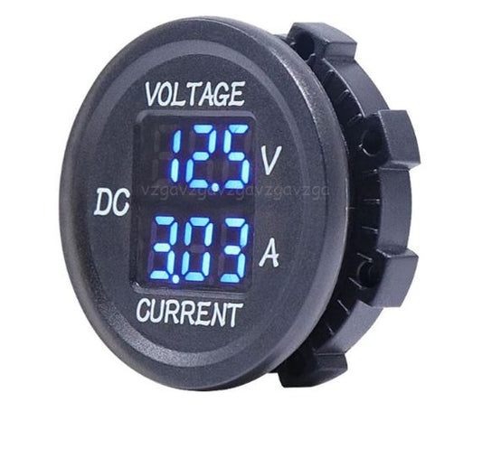 Digital Voltage Ammeter Blue Display