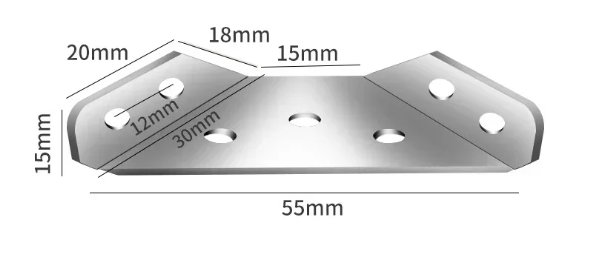 (4X) Corner Bracket Stainless Steel