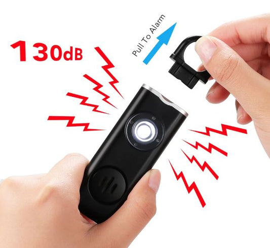 Personal Panic Alarm & Flashlight USB Charge