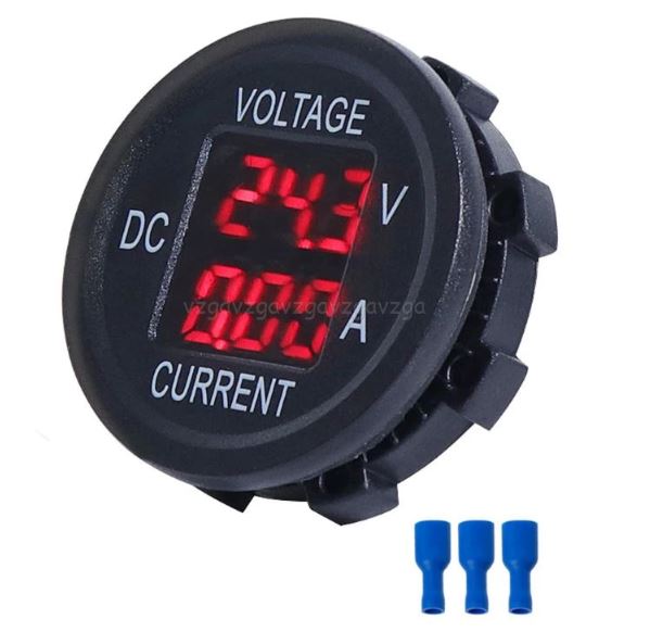 Digital Voltage Ammeter Red Display