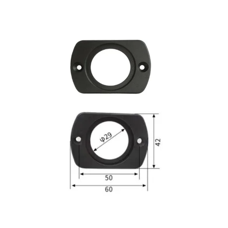 Surround Panel Single For Voltmeter Switch USB Charger Socket