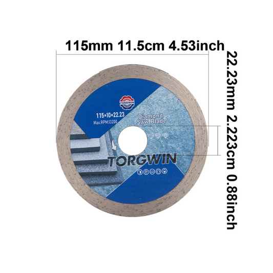 Diamond Grinder Blade 4.5 Inch Continuous Rim