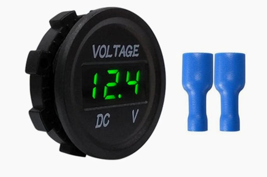 Digital Voltmeter Green Display