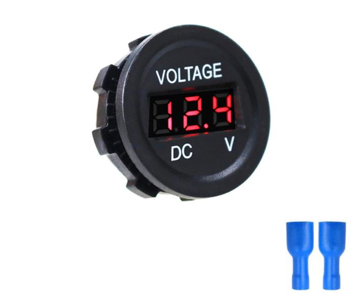 Digital Voltmeter Red Display